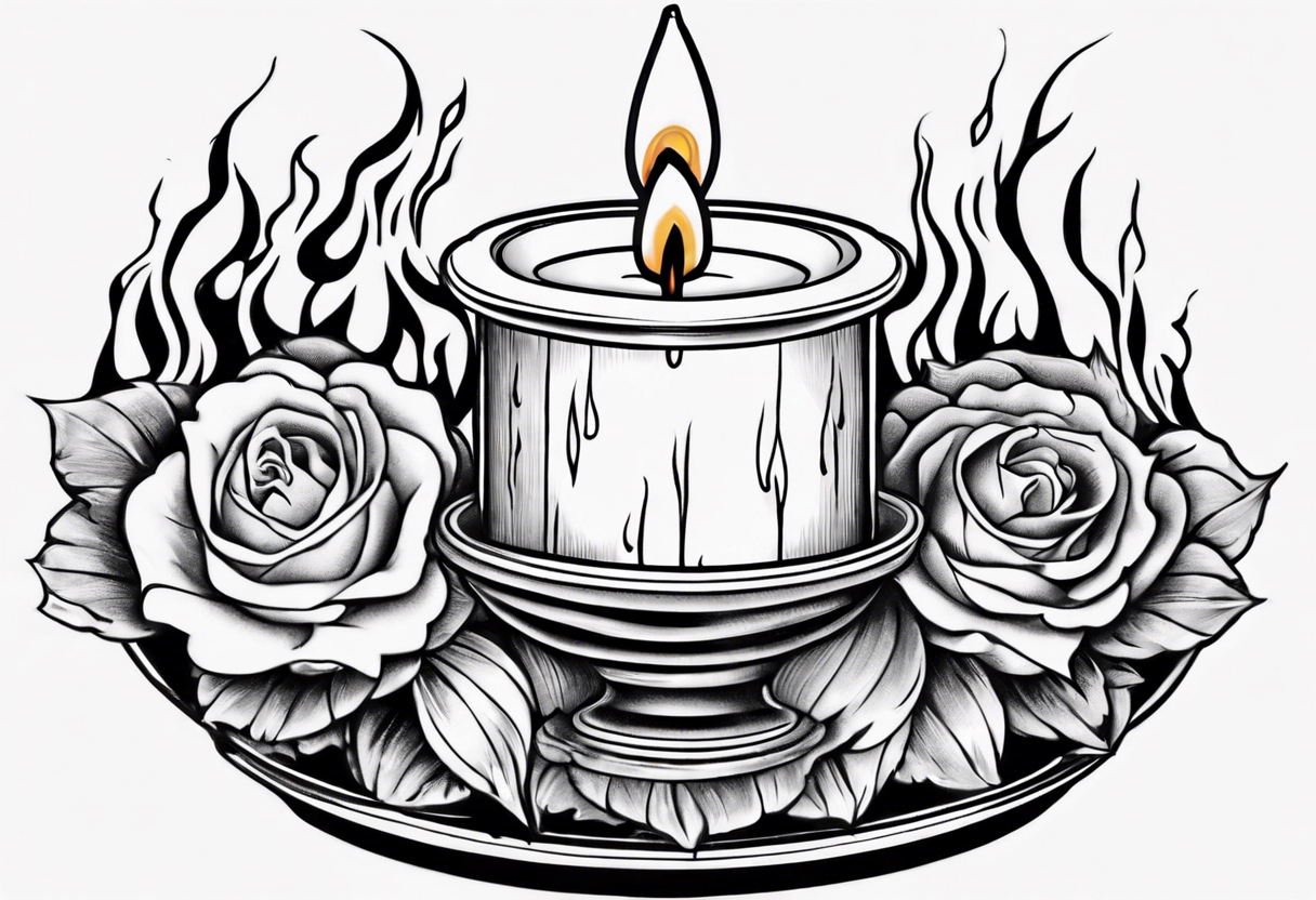 Meanings, Designs, and Ideas for Candle Tattoos - TatRing