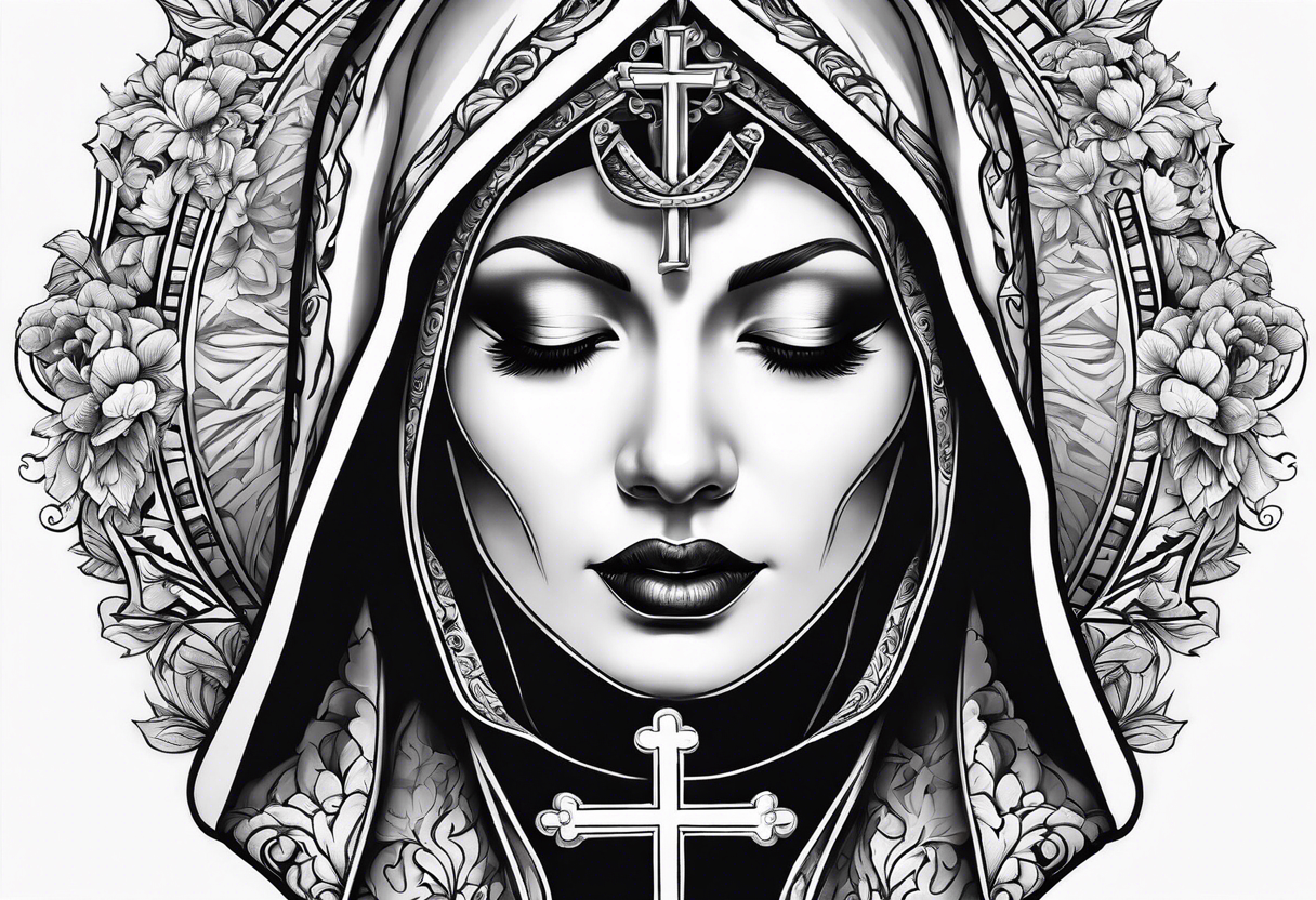 13708-tattoo-art-realistic-virgin-mary-statue-ebay-free-do… | Flickr