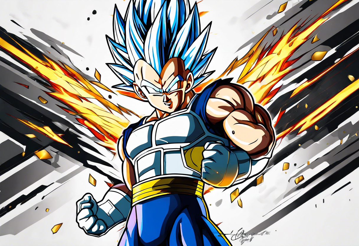 Vegeta Ultra ego tattoo idea