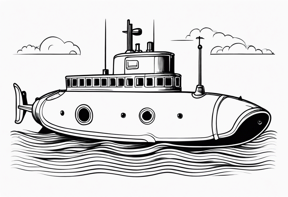 submarine tattoo idea