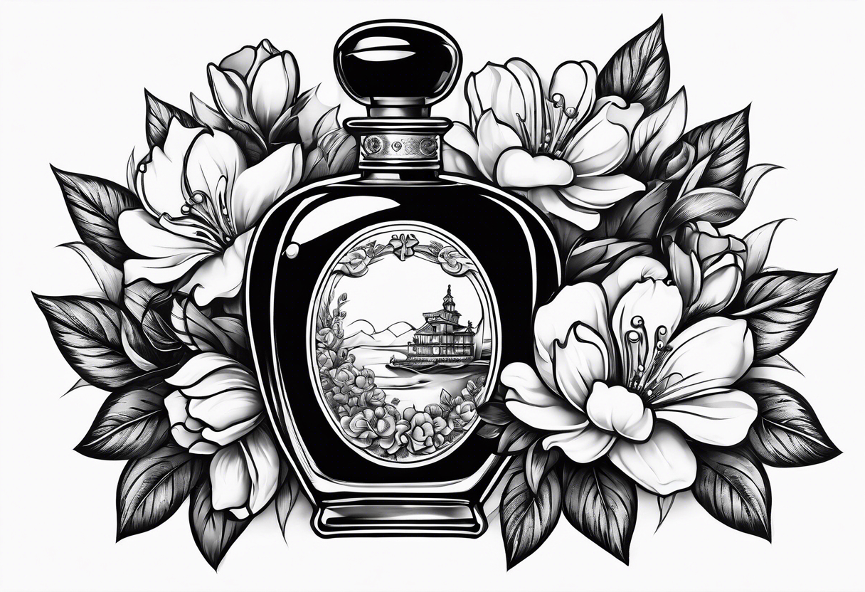 Redesign of Halloween Tattoo perfume bottles | The Dots