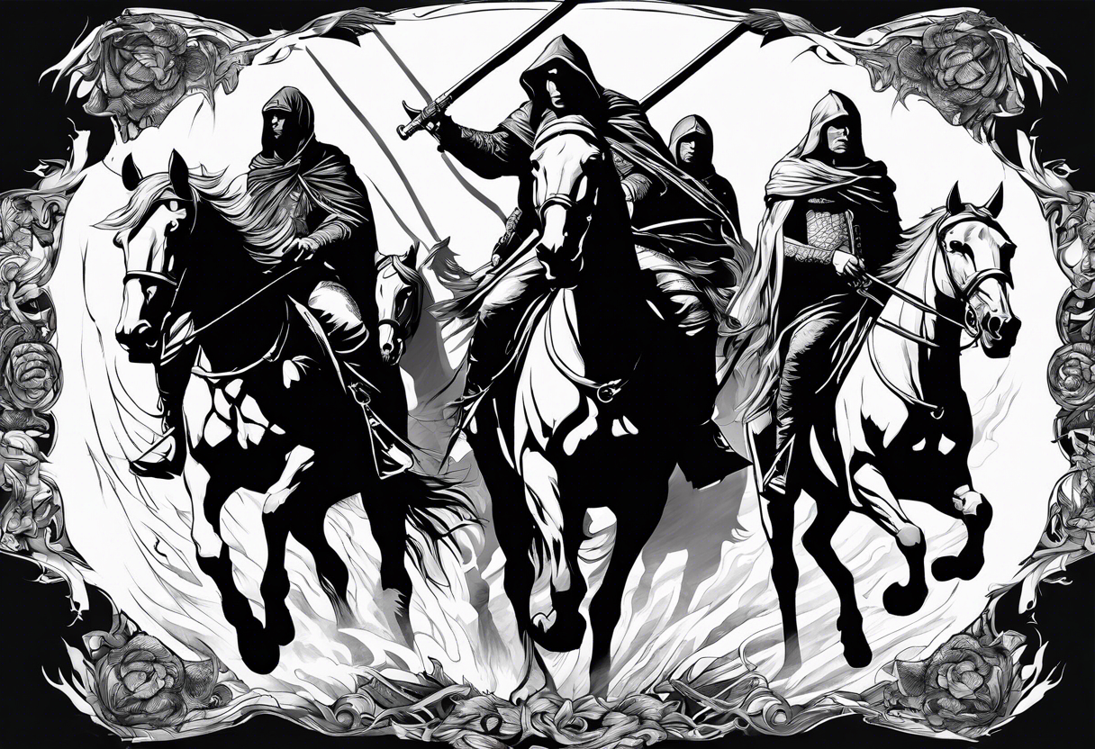 Four Horsemen of the Apocalypse tattoo idea