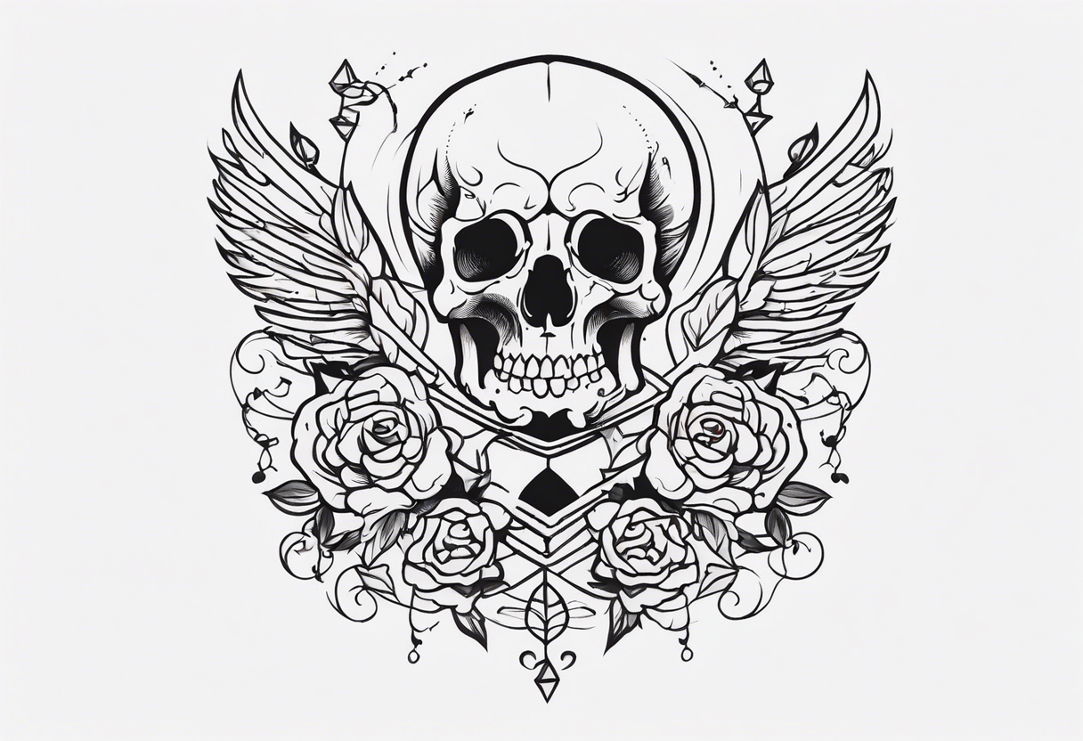 skeleton tattoo idea