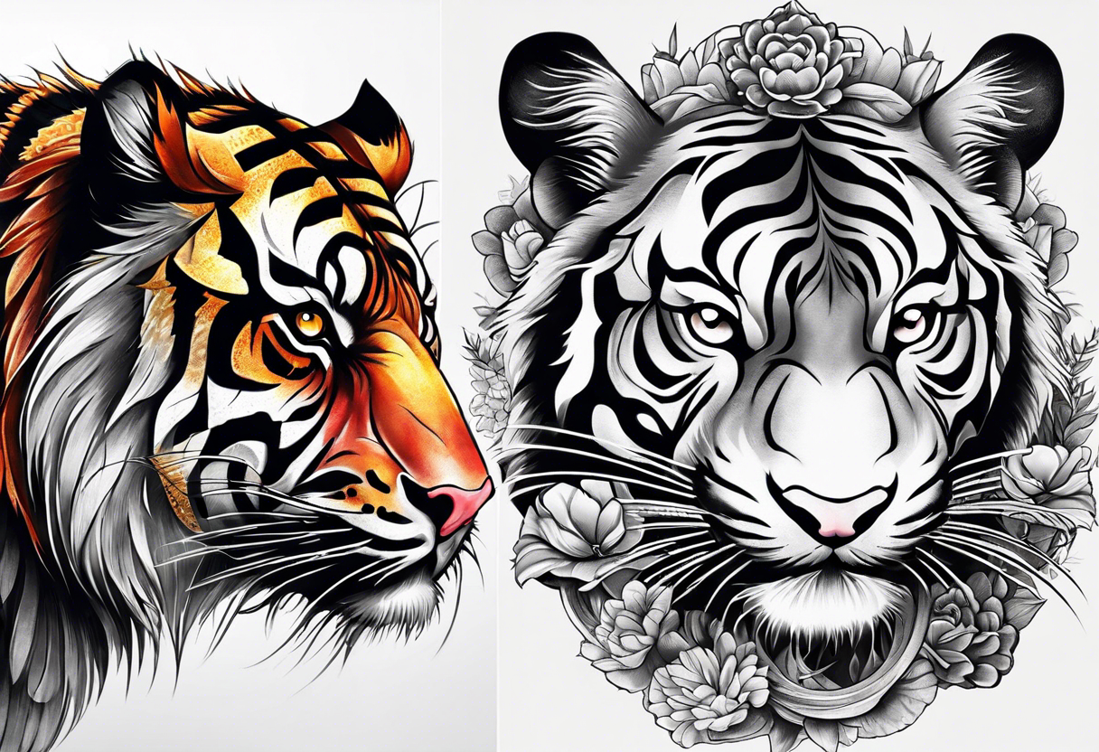 Shoulder tattoo Korean  with a Rat, pig, tiger, dog, snake tattoo idea