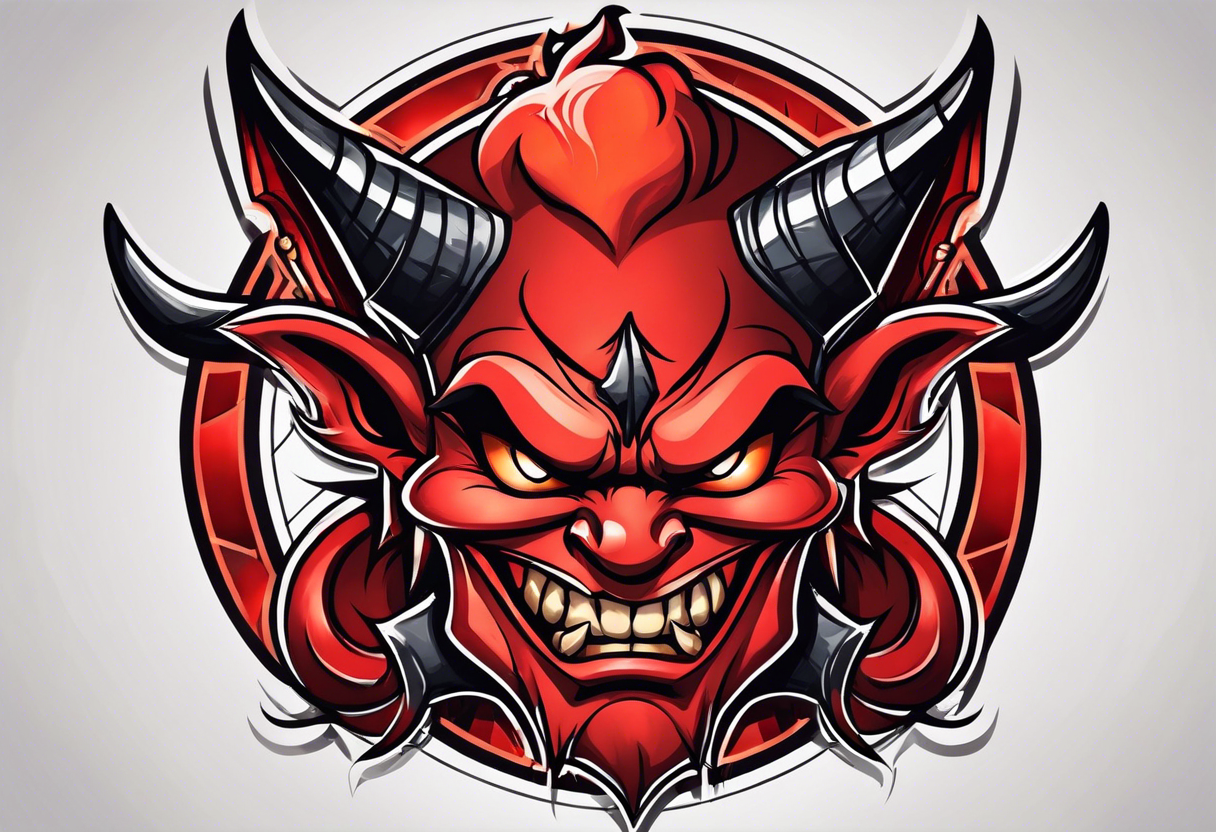 New Jersey NJ Devils Temporary Tattoo Sticker - OhMyTat