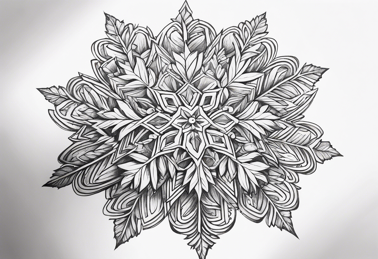 Snowflakes, small tattoo idea