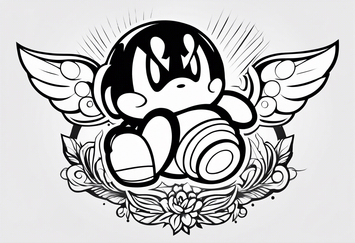 Kirby from Nintendo tattoo idea