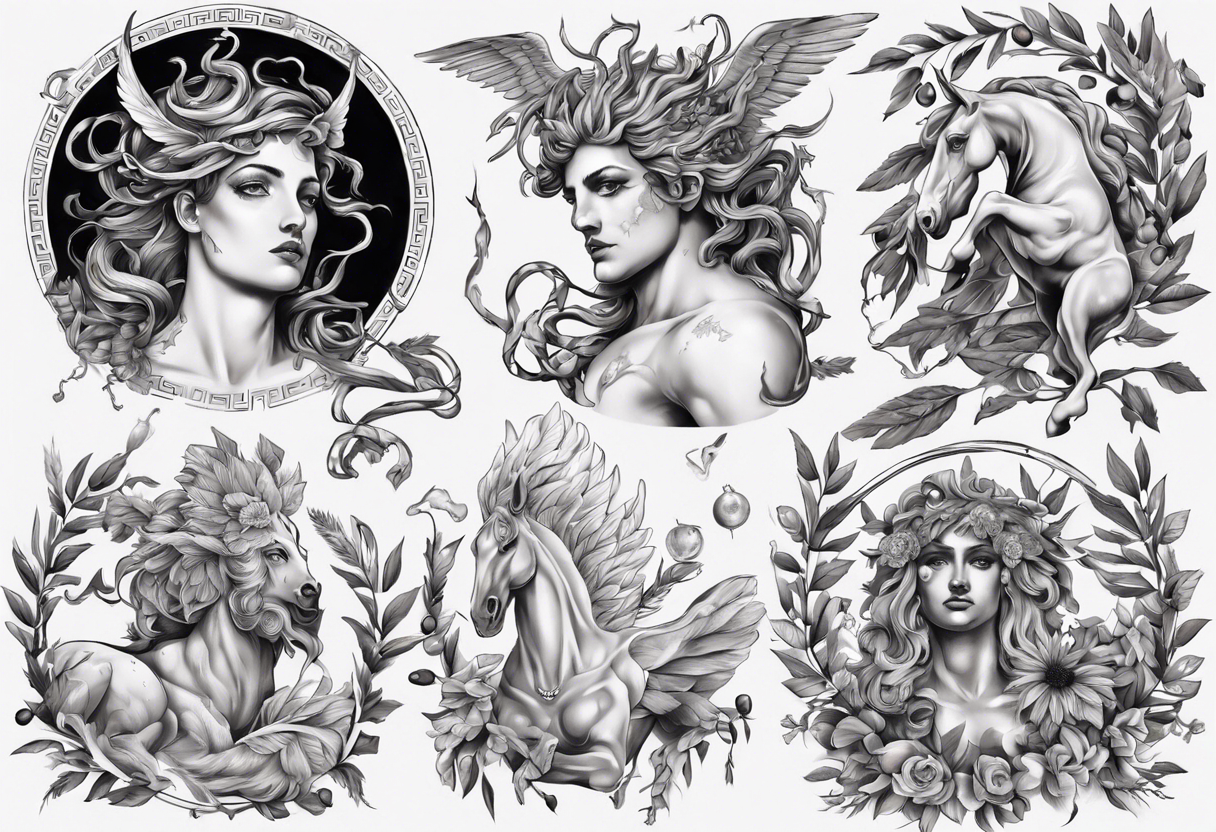 10 Simple Greek Mythology Tattoo Ideas