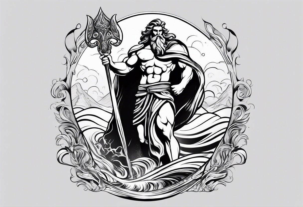 Poseidon tattoo idea