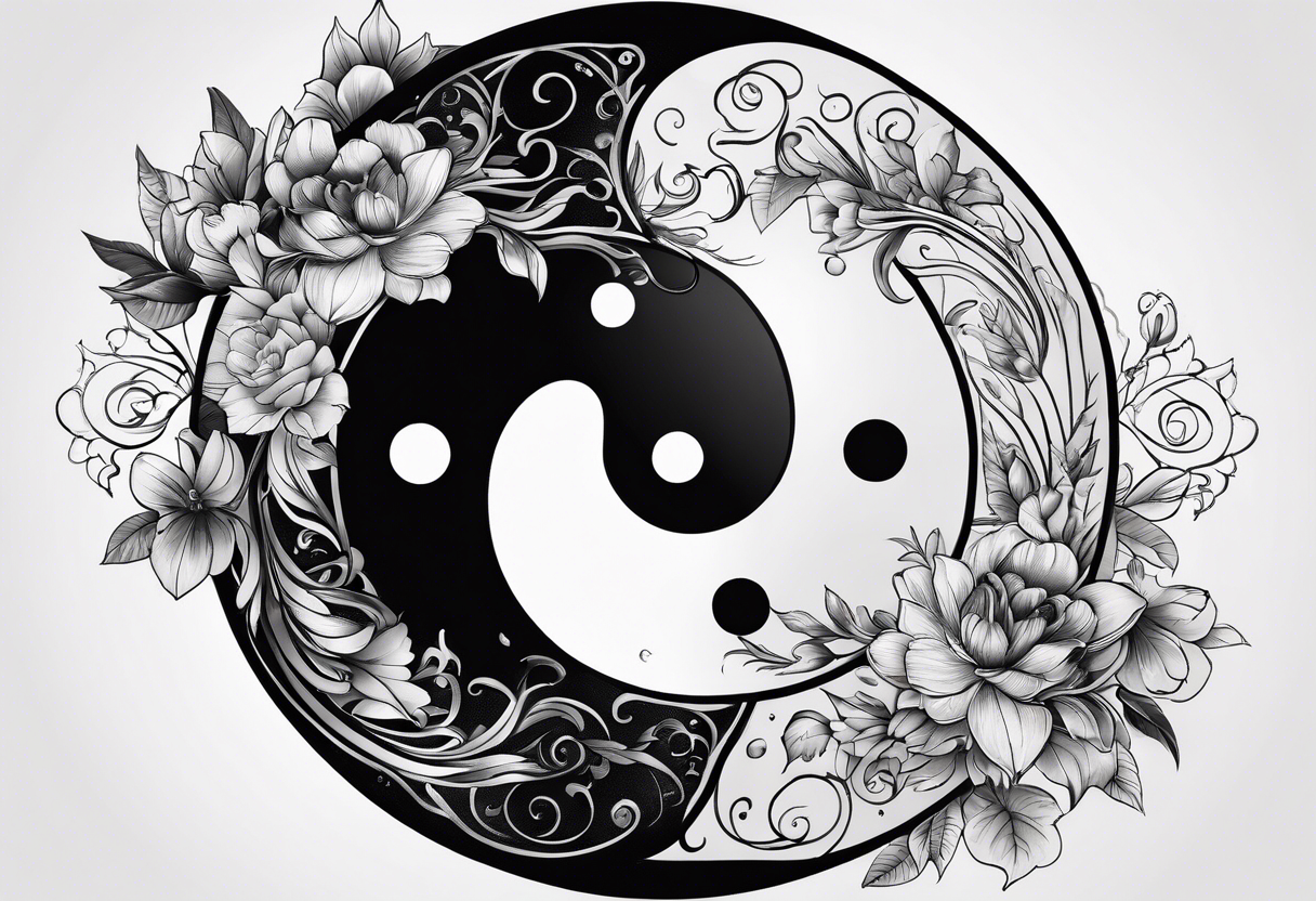 Ying Yang tattoo idea