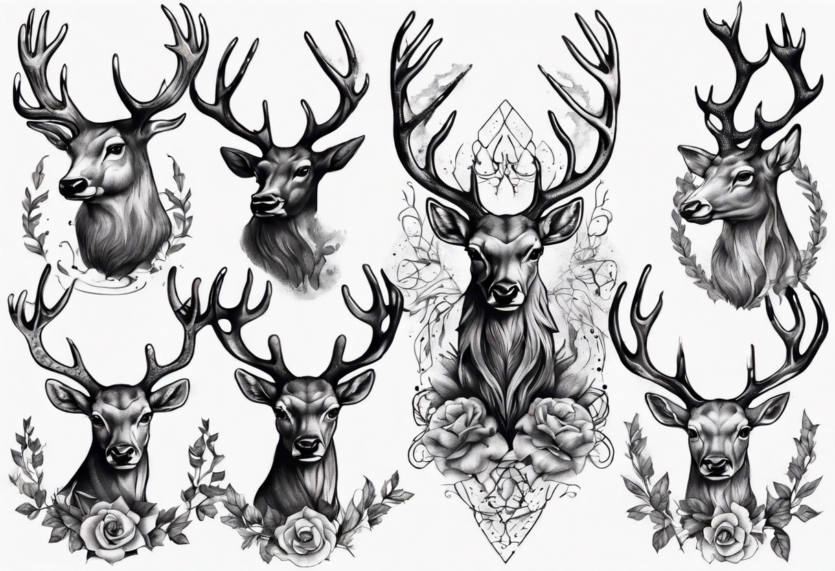 Deer Tattoo :: Behance