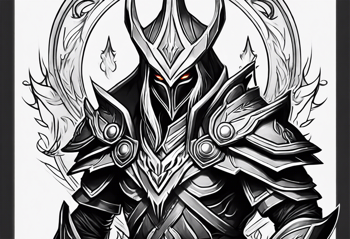 Phantom assassin from dota 2 tattoo idea