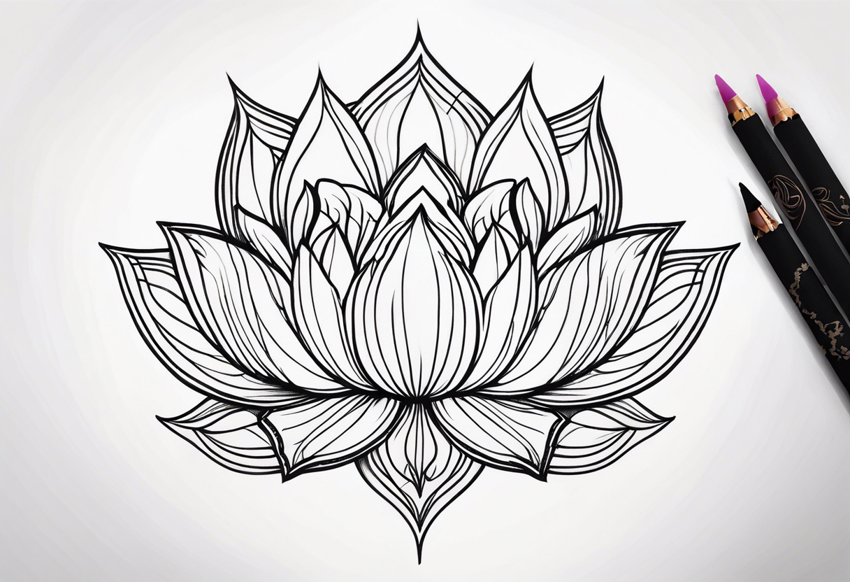 Mandala Lotus tattoo idea