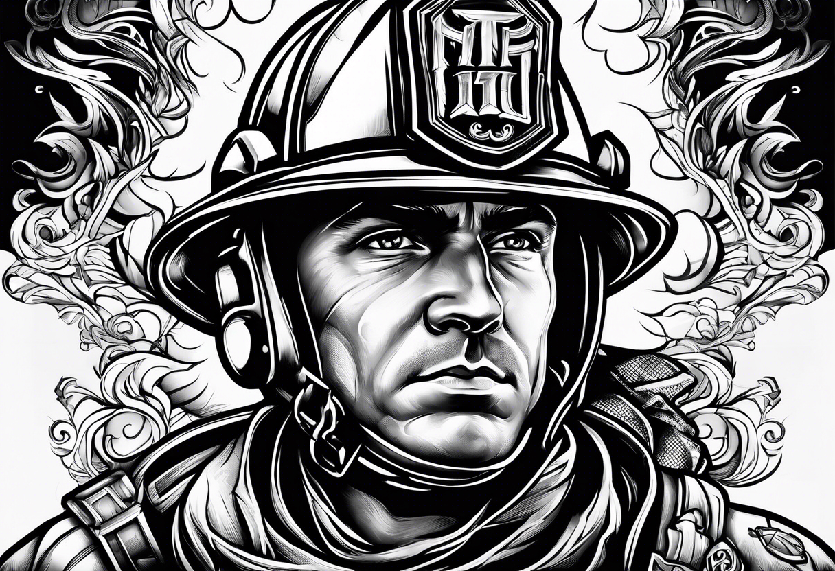 firefighter related materials tattoo idea