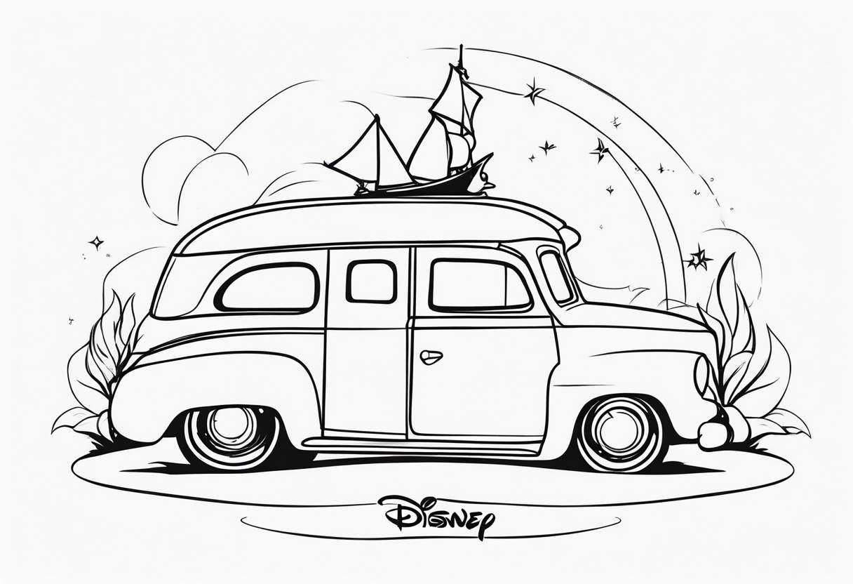 disney postavičky tattoo idea