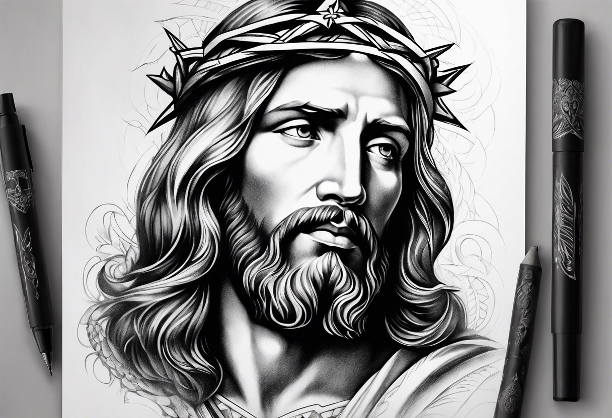 Jesus tattoo idea