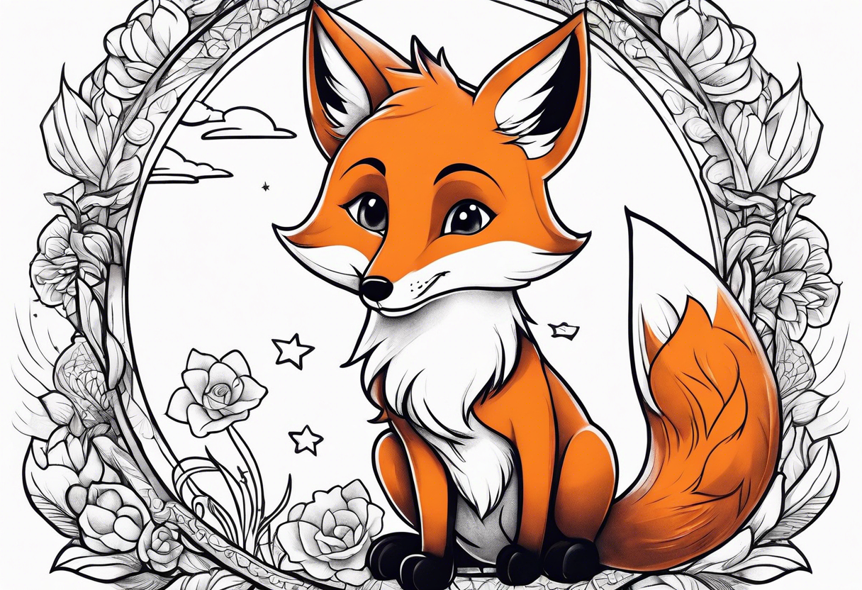 little prince and the fox tattoo idea