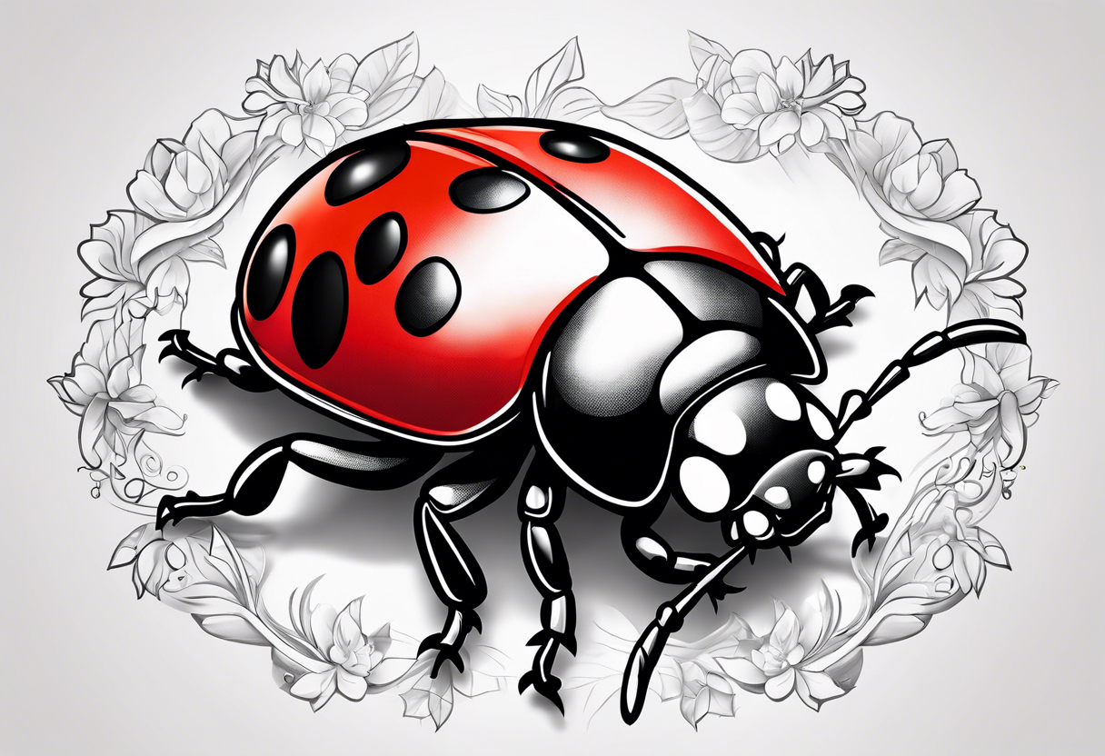 lady bug tattoo idea