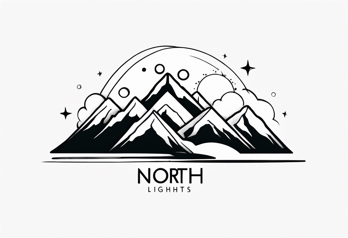 North lights tattoo idea