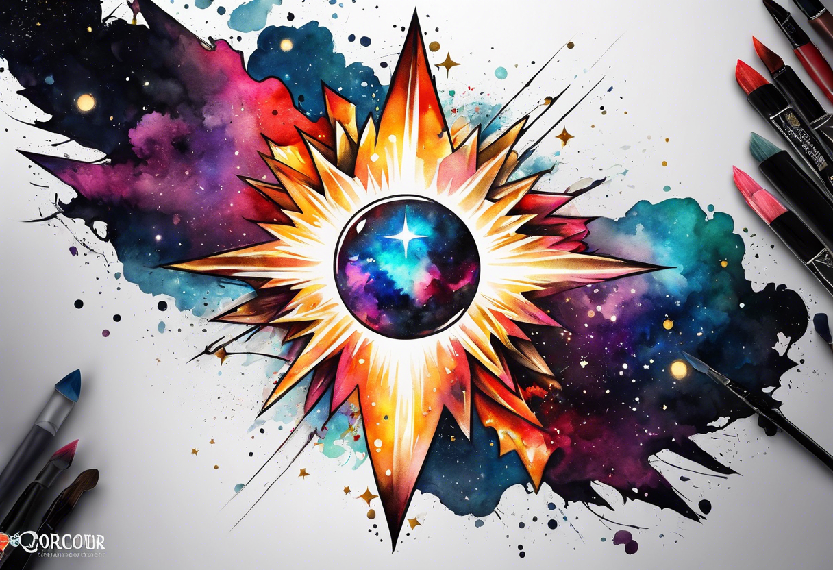 Supernova tattoo idea