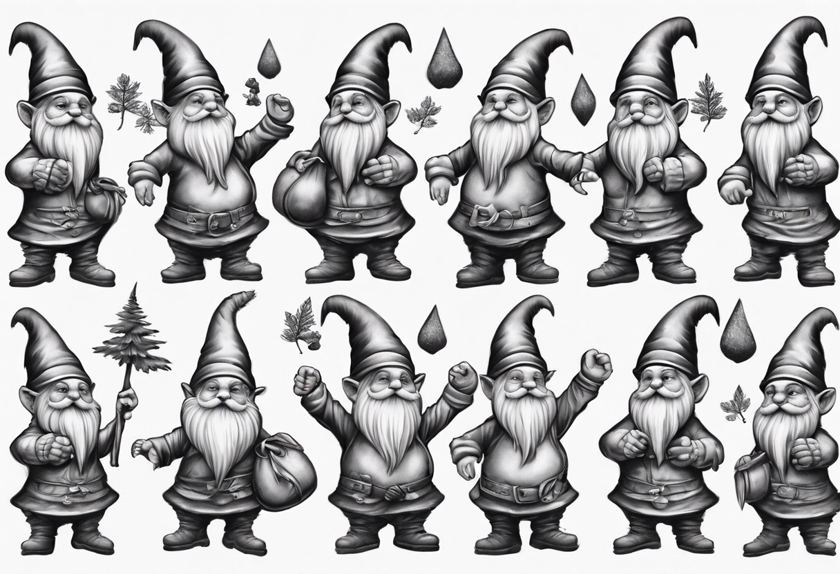 Gnome Tattoo Ideas | TattoosAI