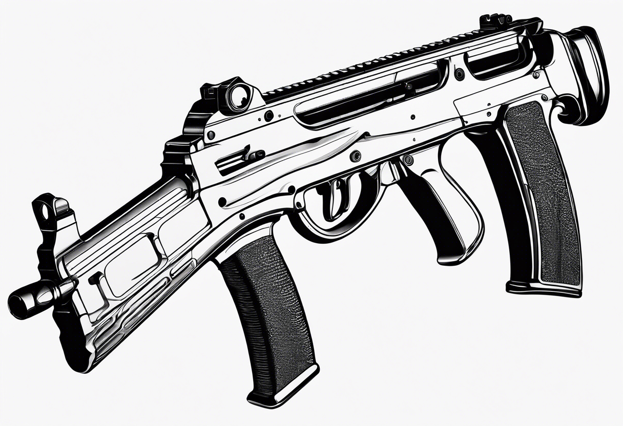 French famas tattoo idea