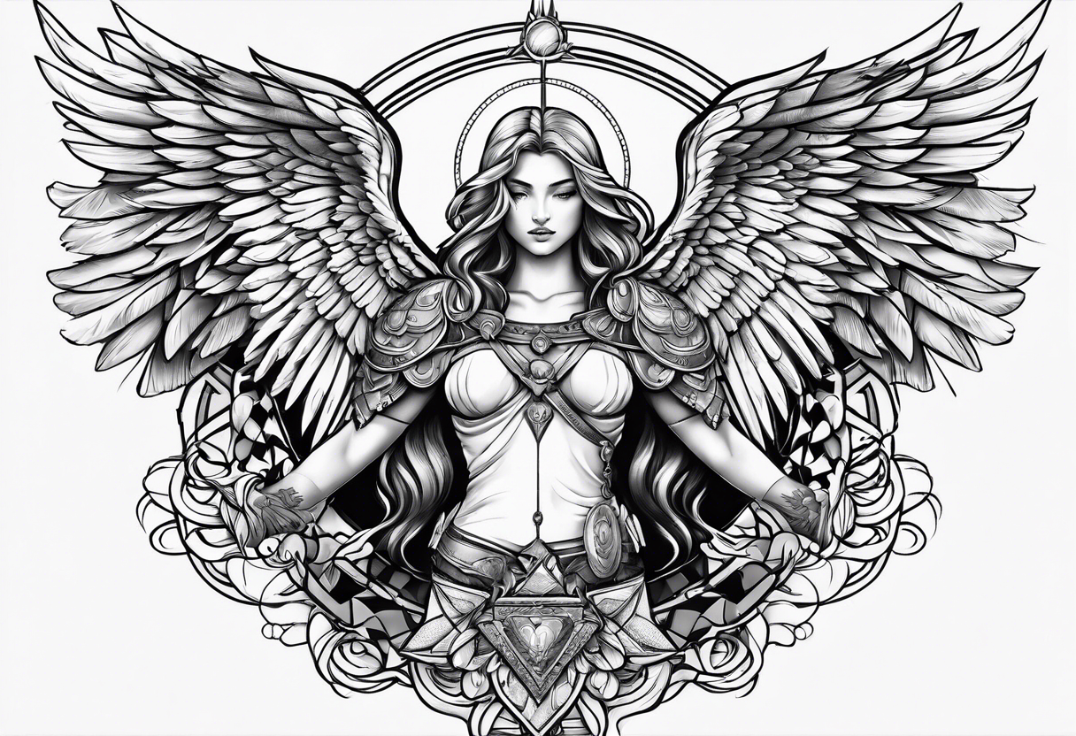 arc angel michael tattoo idea