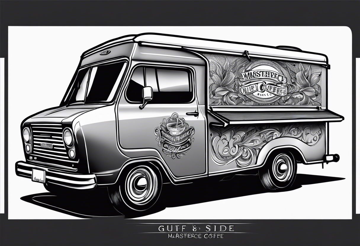 GULF SIDE COFFEE  TRUCK tattoo idea