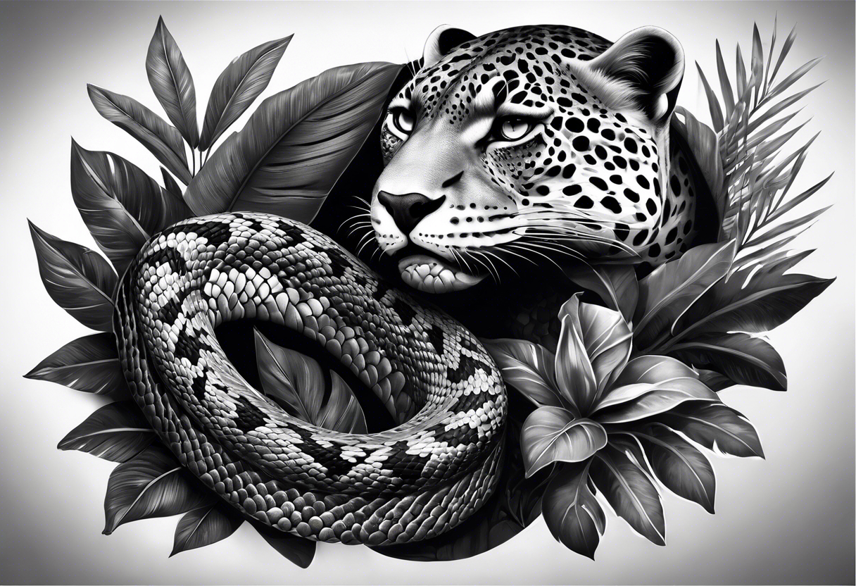 Jaguar in jungle tattoo done in 5... - Alex Lemon Dragon | Facebook