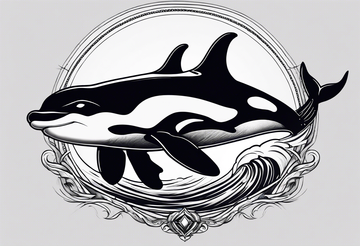 Dangerous Orca that looks like a killer tattoo idea