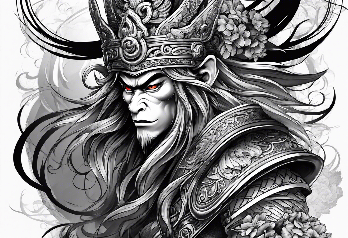 monkey king tattoo idea