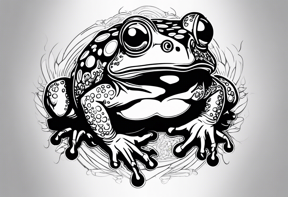 Toad wearing a labcoat tattoo idea