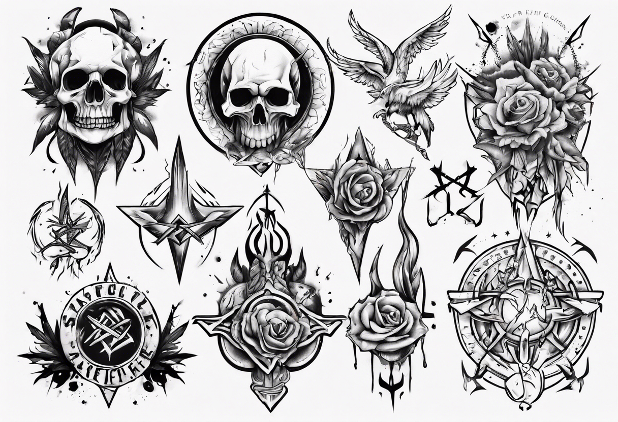 brand of sacrifice tattoo idea