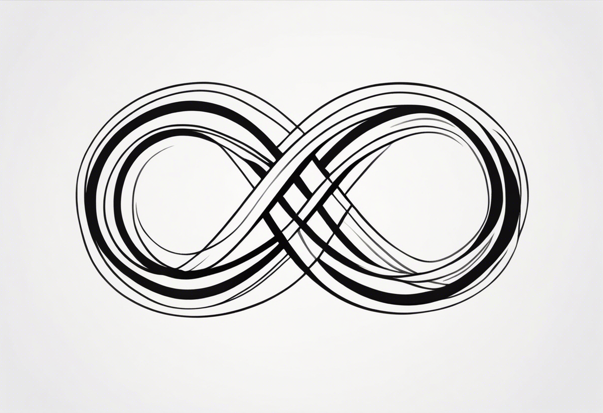 Basic infinity symbol tattoo idea