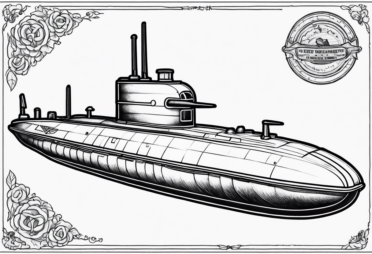 virginia class submarine tattoo idea