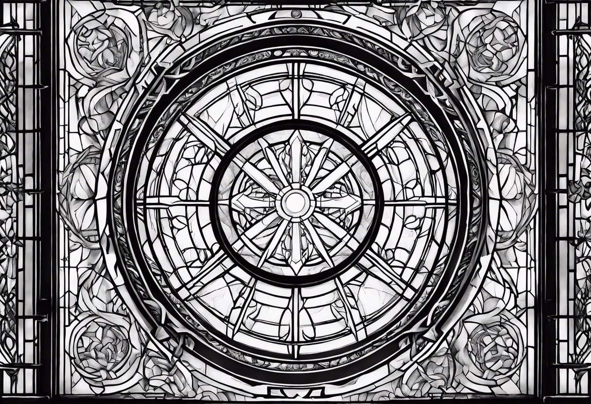 sanctum sanctorum window from doctor strange tattoo idea