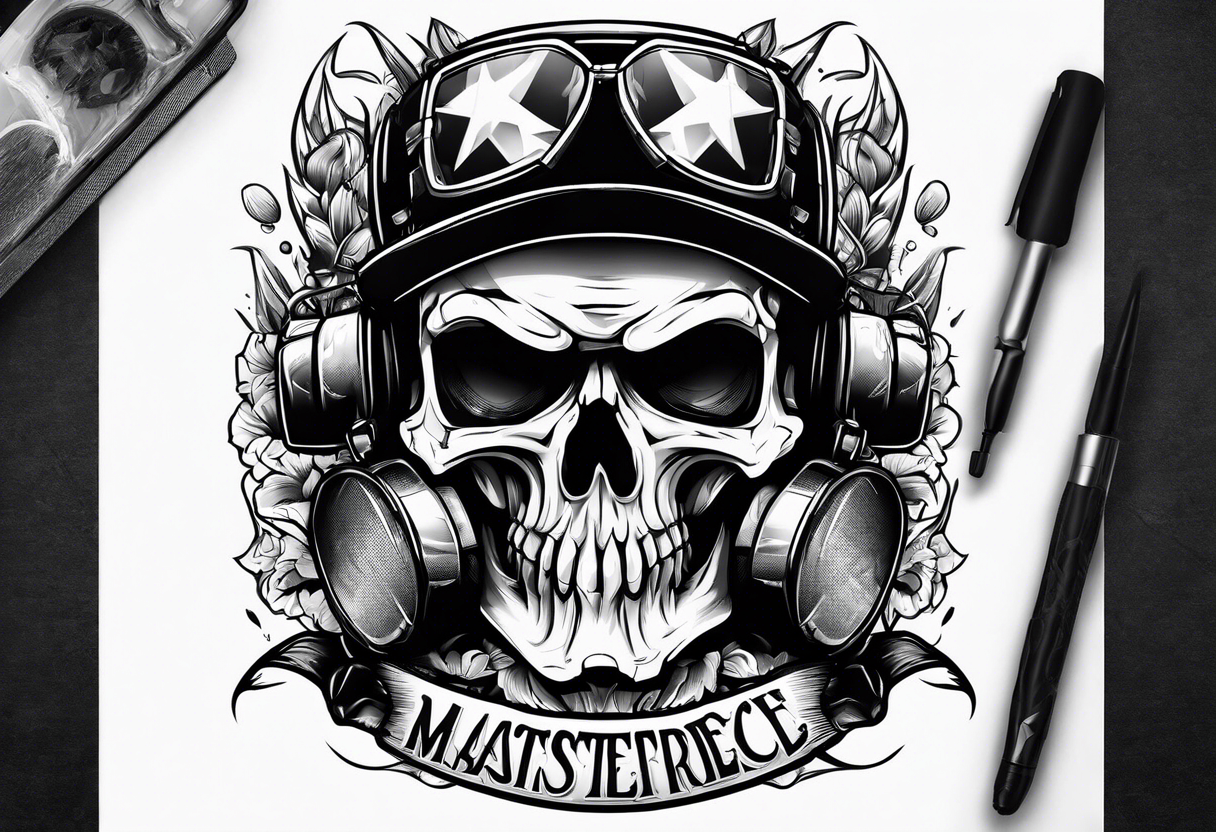 radioactive gangster tattoo idea