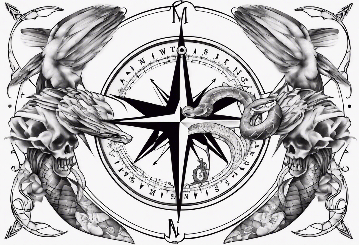 Compass Tattoo Design by LucidArtist83 on DeviantArt