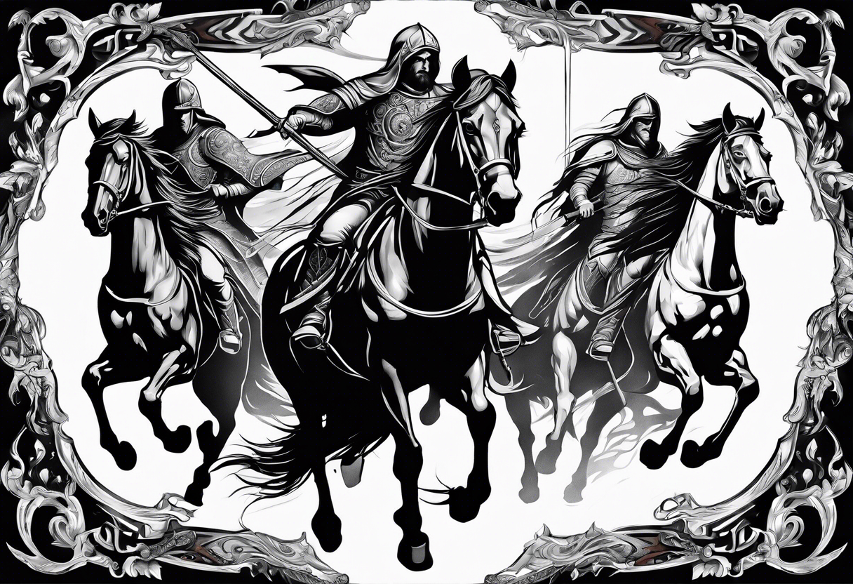 Four Horsemen of the Apocalypse tattoo idea