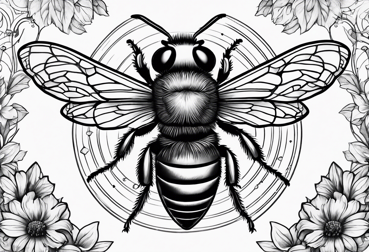 Bee tattoo idea