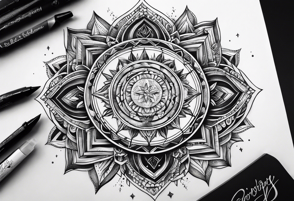 Demeisen psychedelic tattoo design 96b9e203ae59 by FractaliciousAI on  DeviantArt