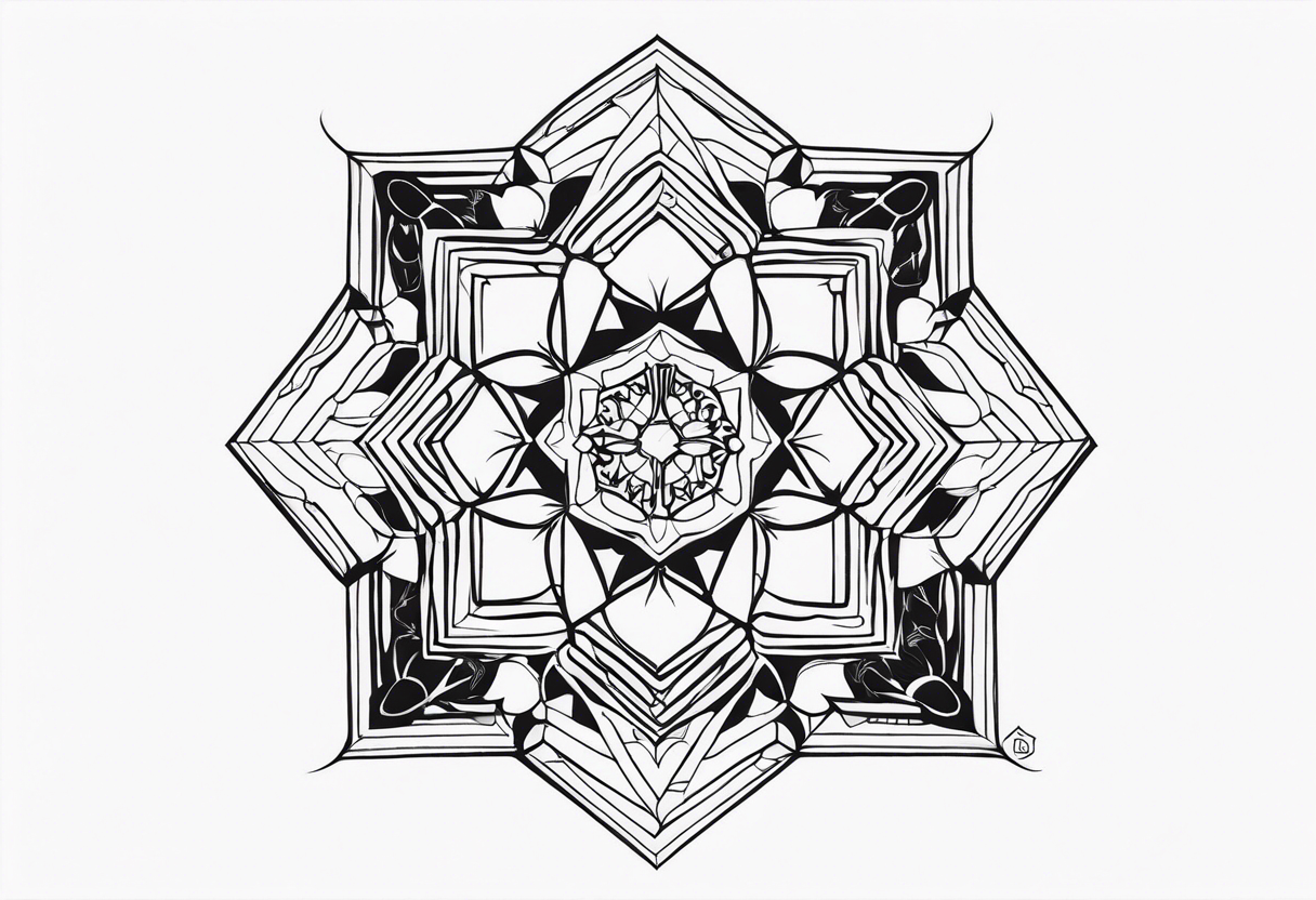 Hexagon tattoo idea