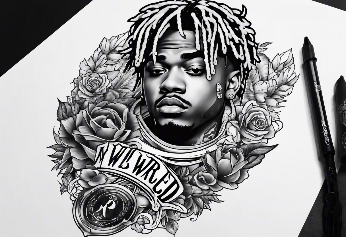 Juice WRLD tattoo idea