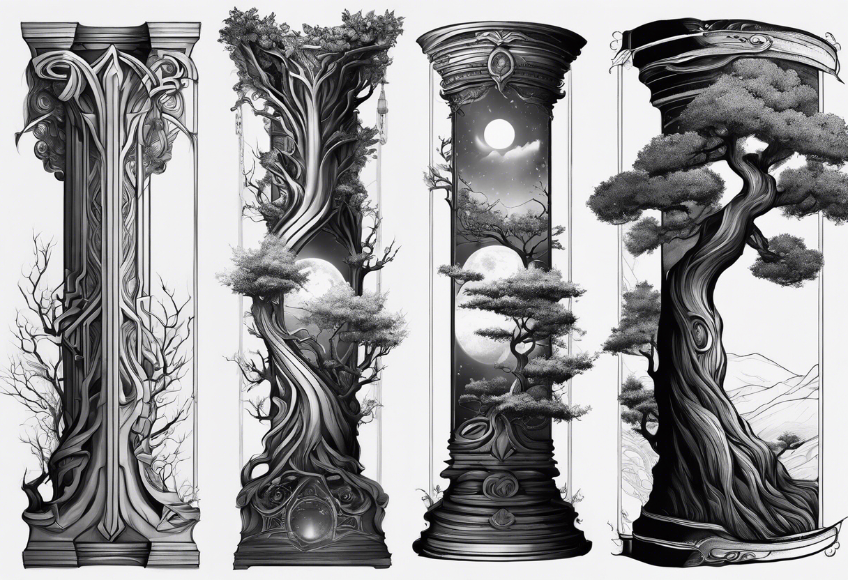 portal tree, forearm tattoo tattoo idea