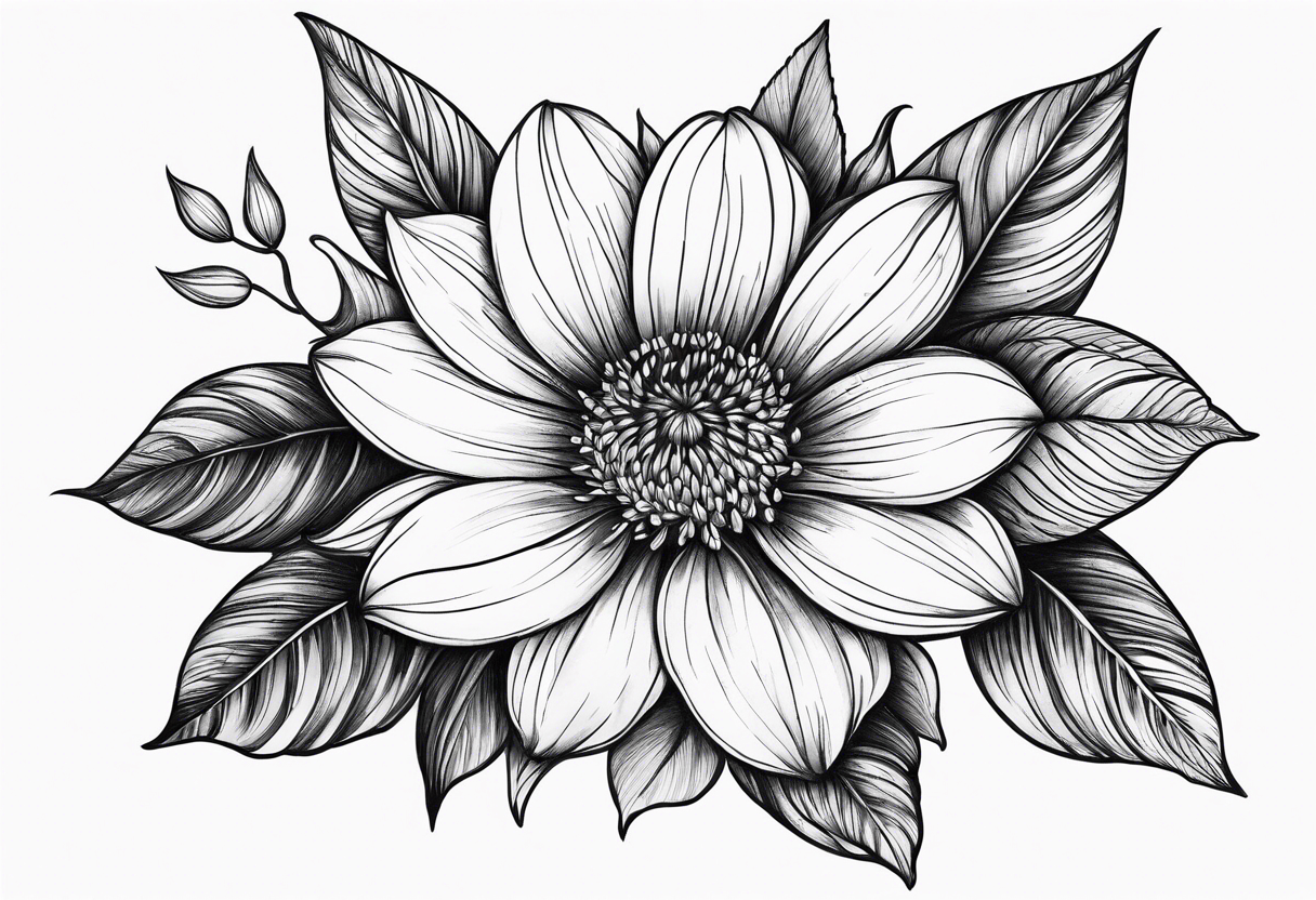 April flower, November flower, July flower, may flower, November flower, December flower, August flower tattoo idea