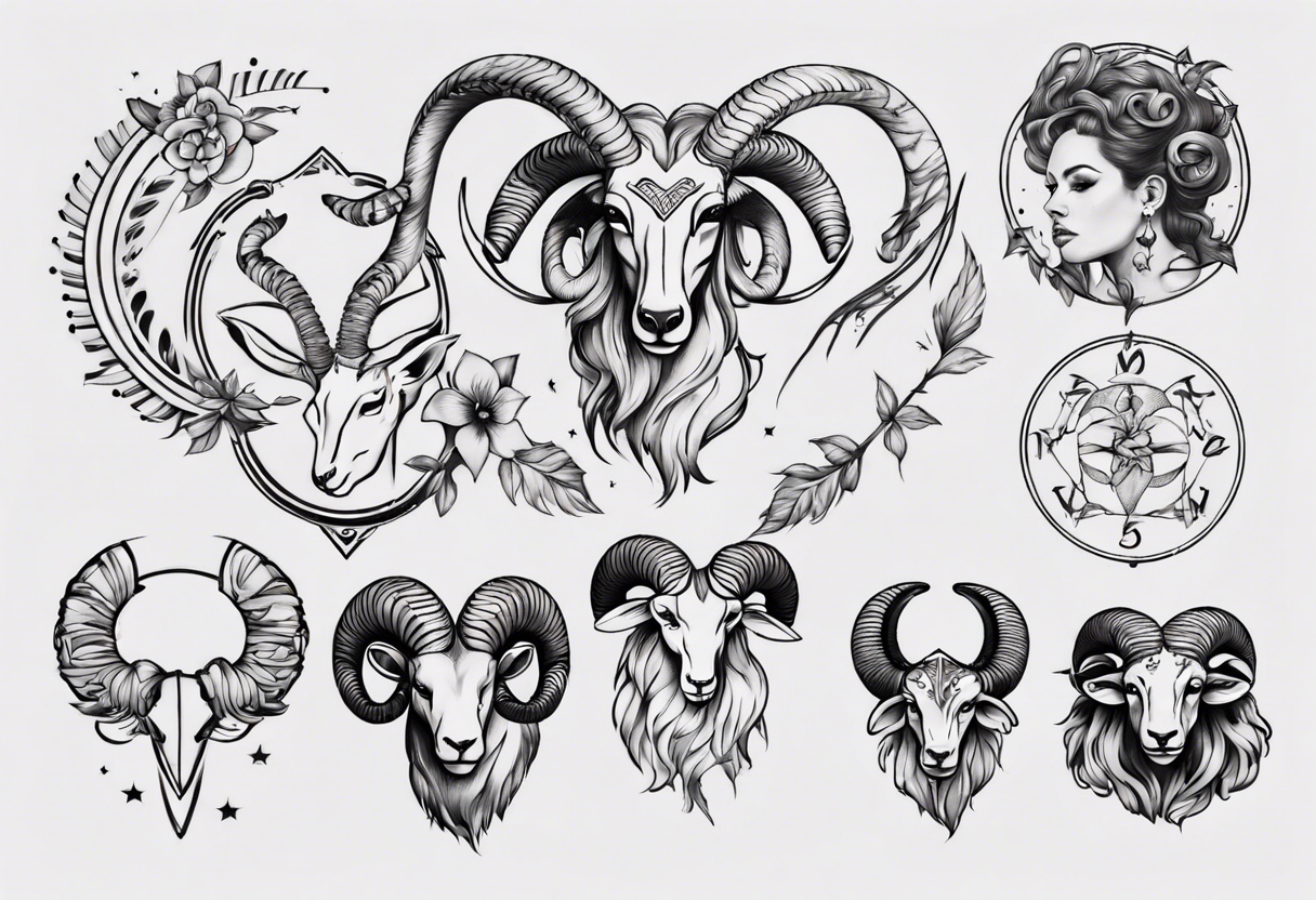 30 Unique Aries Tattoos (Ideas & Designs) | Aries tattoo, Tattoos for  women, Petite tattoos