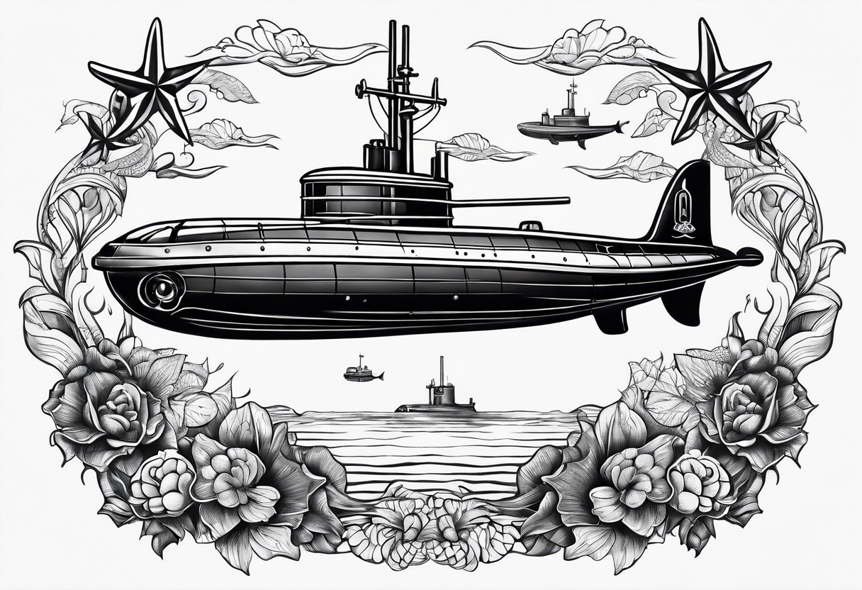 submarine tattoo idea