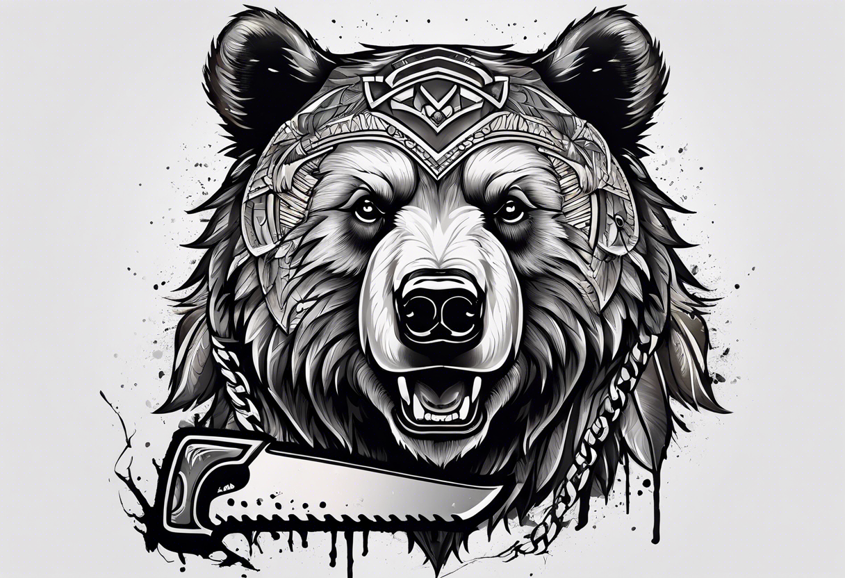 Intricate Bear Tattoo Sketches – IMAGELLA