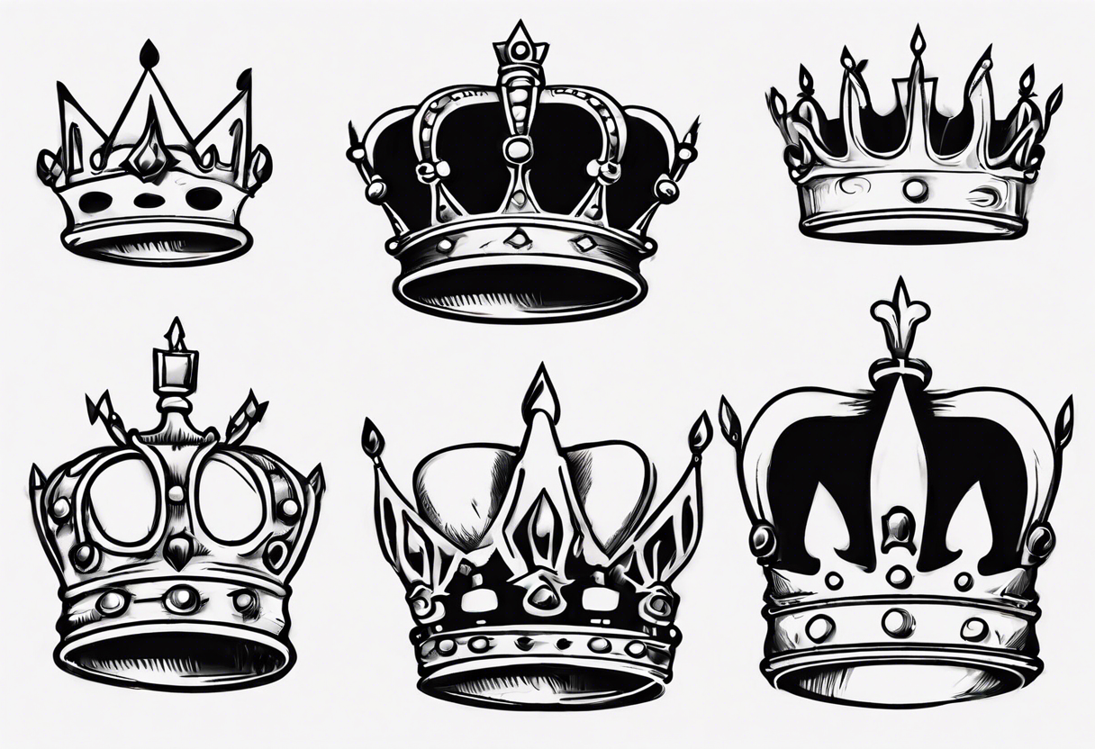 Ideas for a tattoo | Crown tattoo design, Totem tattoo, Crown tattoo