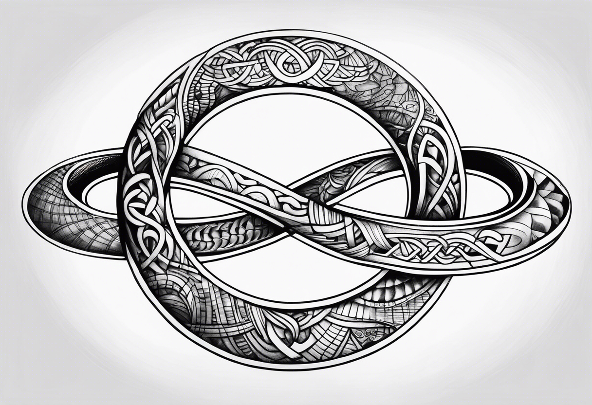 Basic infinity symbol tattoo idea